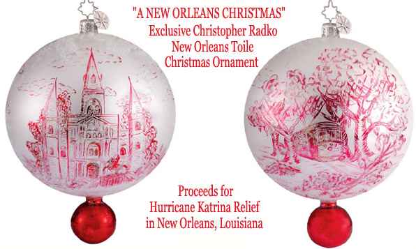 Radko New Orleans Ornament Exclusive